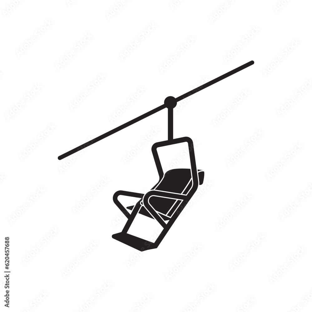 Cable car icon vector illustration template design. Cable car icon vector illustration template design.