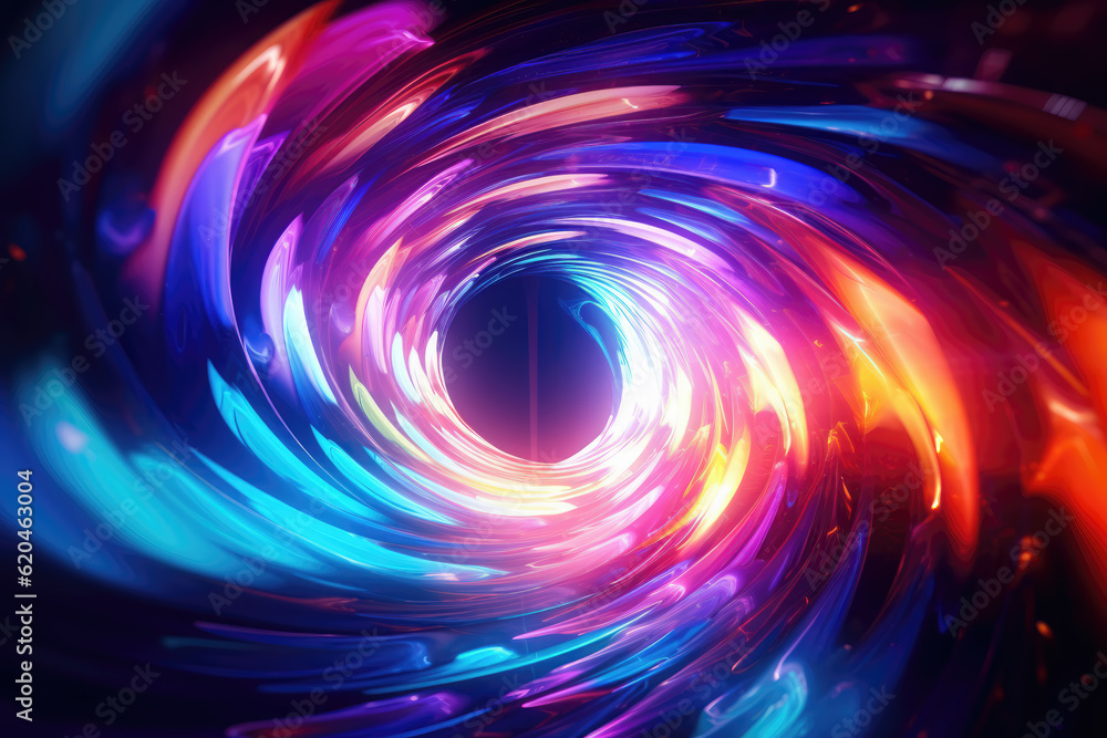 Colorful Neon Lights Abstract Background Colorful Neon Lights Abstract Background