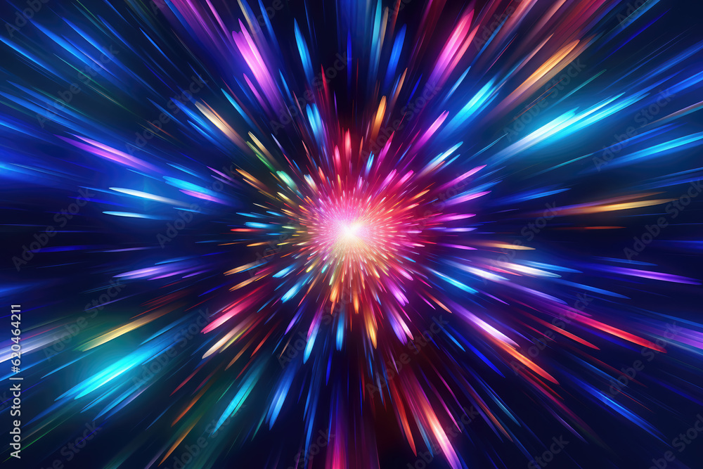 Colorful Neon Lights Abstract Background Colorful Neon Lights Abstract Background