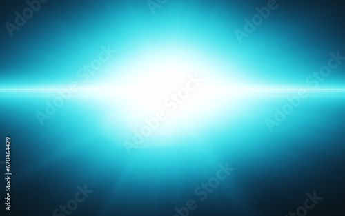 Blue optical lens flare effect.shinning light.