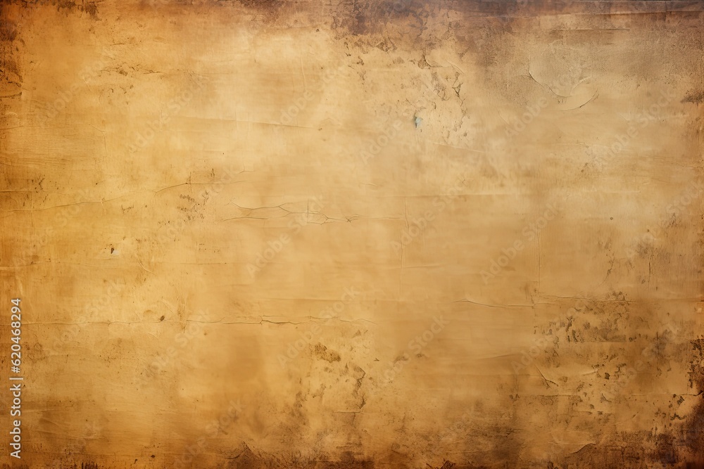 Timeless Weathered Paper Texture. Antique and Aged Parchment Background with Distressed Detail. Generative AI