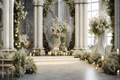 Fotobehang wedding decoration Made with Generative AI