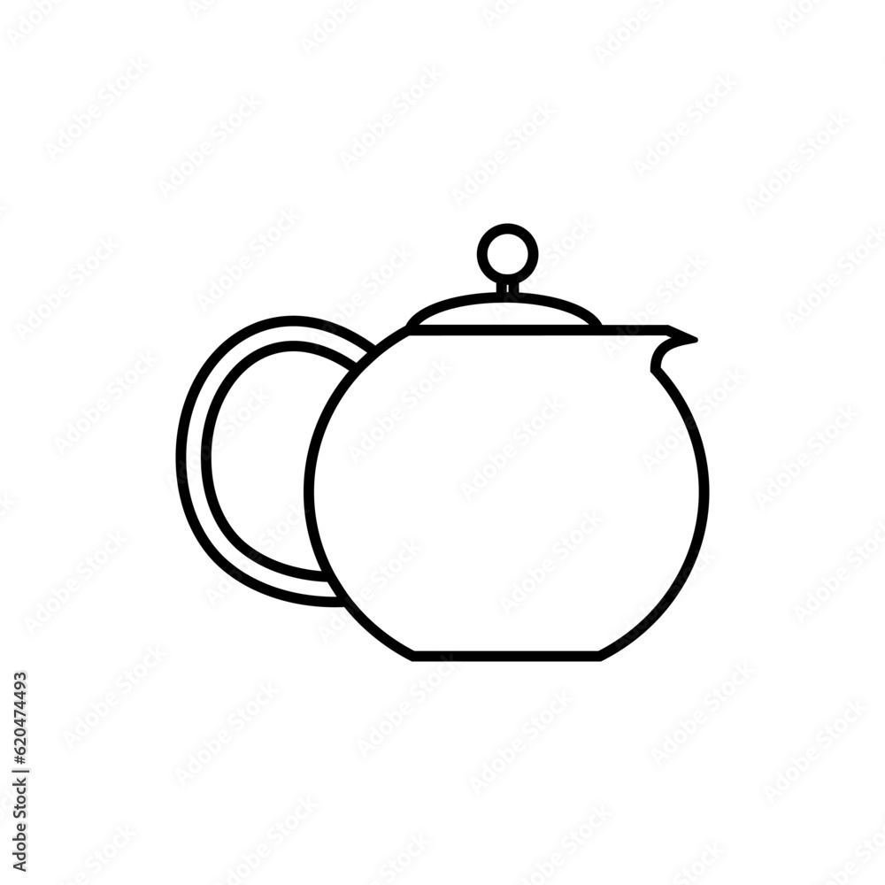 Teapot icon vector. Kettle illustration sign. Tea symbol. Teakettle logo. Hot drink mark. Teapot icon vector. Kettle illustration sign. Tea symbol. Teakettle logo. Hot drink mark.