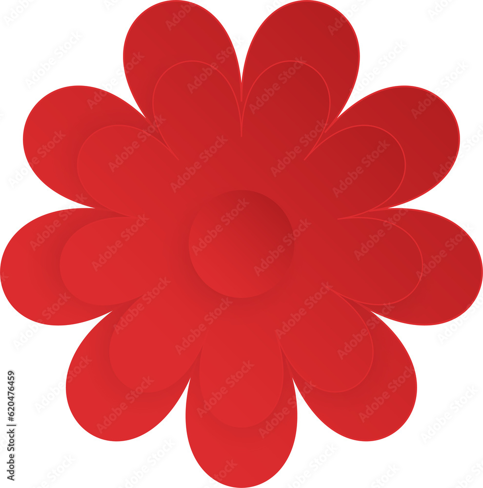Flower, Element of floral paper cut. Paper cut of flower shape and spring symbol. Flower, Element of floral paper cut. Paper cut of flower shape and spring symbol.