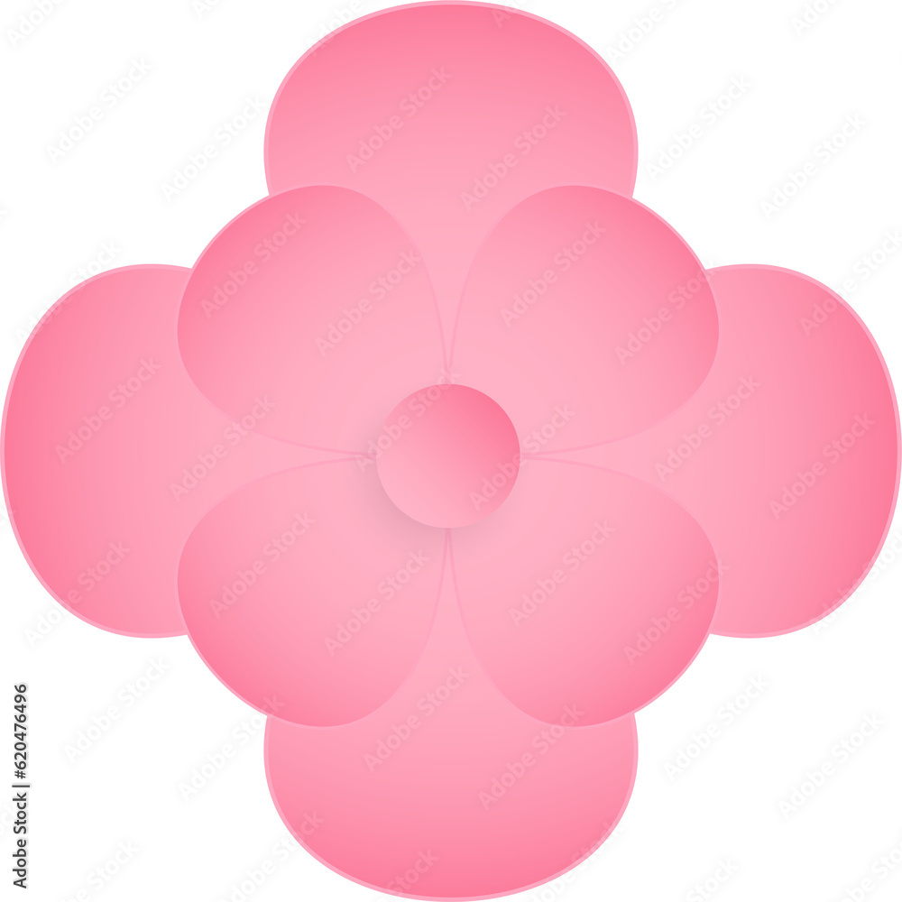 Flower, Element of floral paper cut. Paper cut of flower shape and spring symbol. Flower, Element of floral paper cut. Paper cut of flower shape and spring symbol.