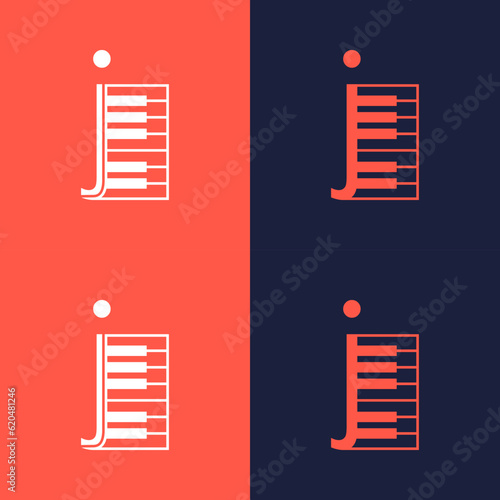 An illustration of the letter "J" in the shape of a musical note melody used for branding, brand identity, logo design, vector, business, and company.
