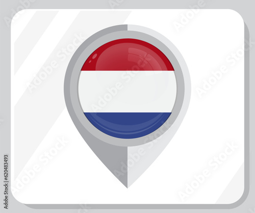 Free Download Netherlands Circle Glossy Pride Flag Icon
 - GFXLoad