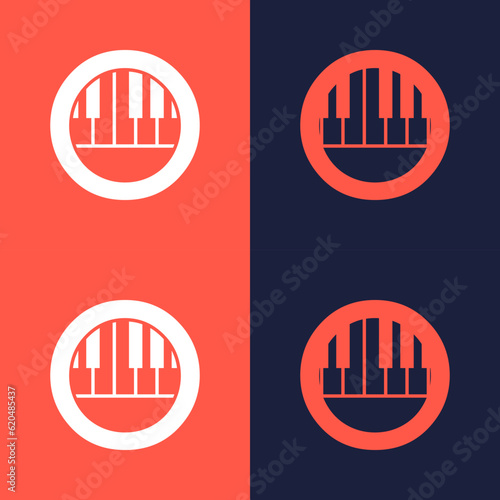 An illustration of the letter "O" in the shape of a musical note melody used for branding, brand identity, logo design, vector, business, and company