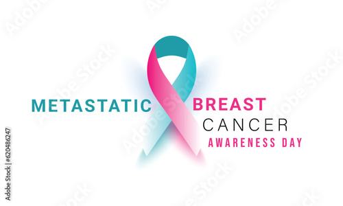 Metastatic breast cancer awareness day. background, banner, card, poster, template. Vector illustration photo