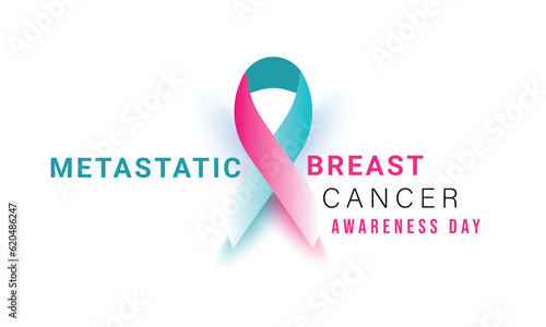 Metastatic breast cancer awareness day. background, banner, card, poster, template. Vector illustration