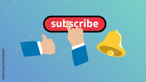 like sub bell icon flat design object illustration