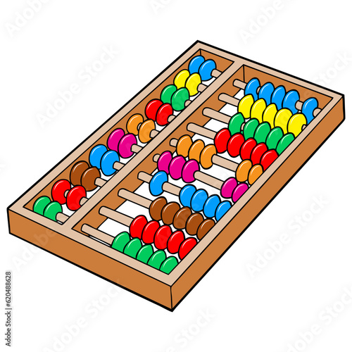 abacus vector illustration