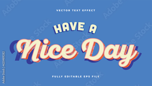 Nice Friendly Vector Text Effect