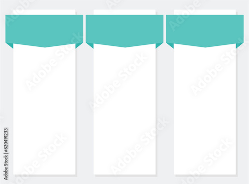 3 options infographics vector web template