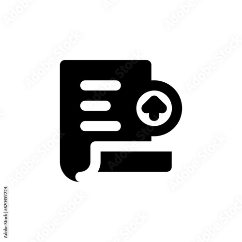 file upload glyph icon