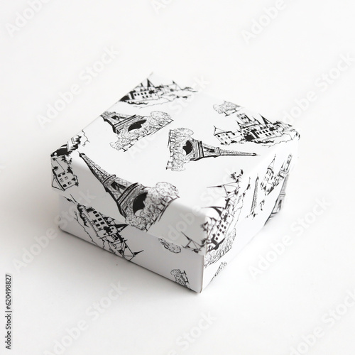 black gift box white