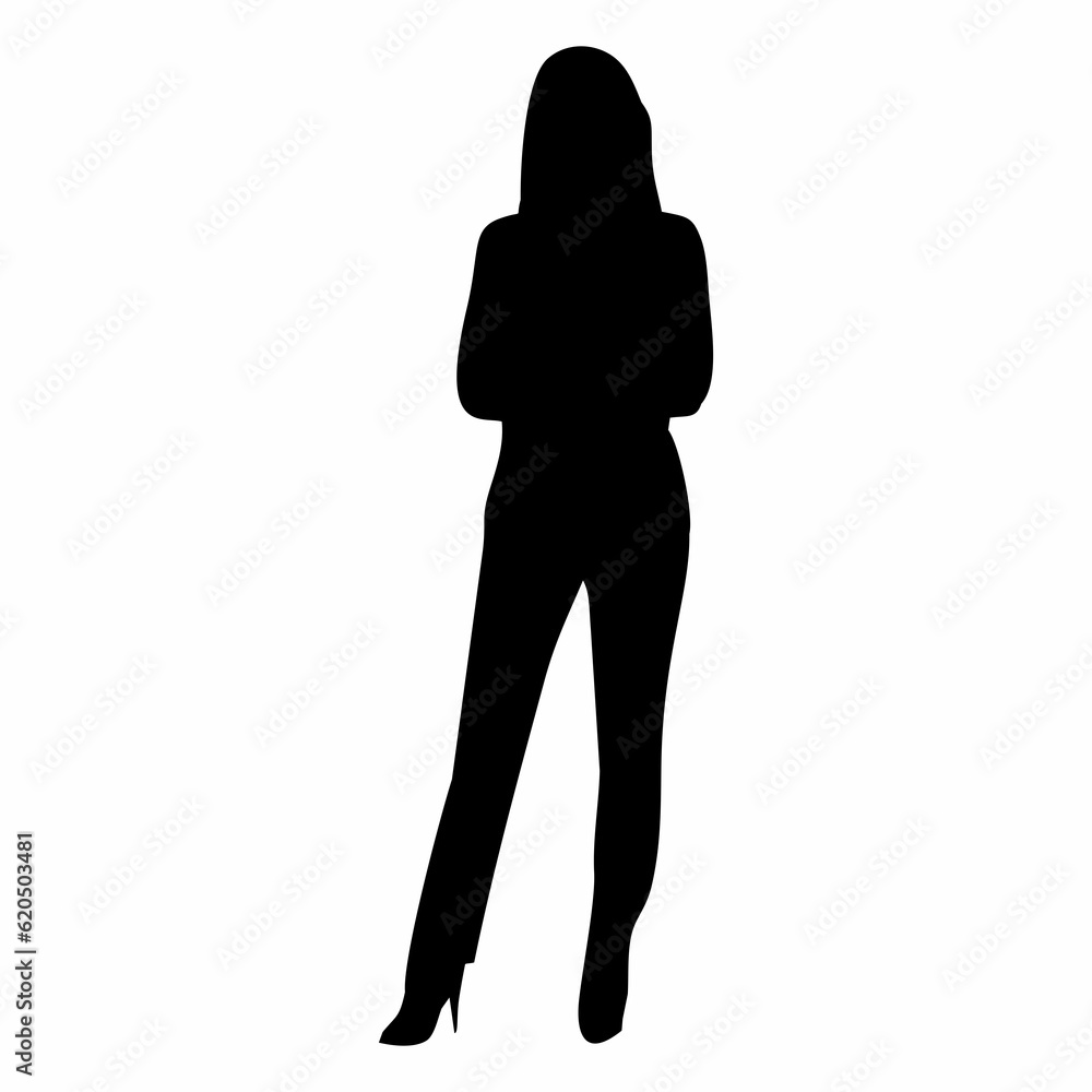 Fototapeta premium silhouette of a woman