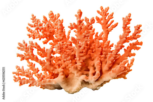Fotomurale Staghorn Montipora coral, on transparent background (PNG)