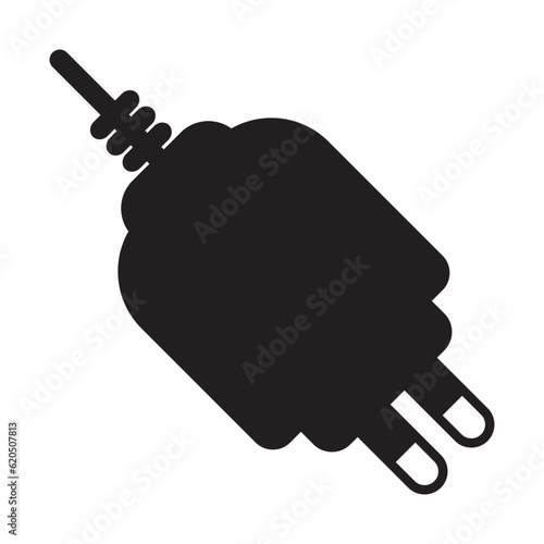 phone charger icon vector