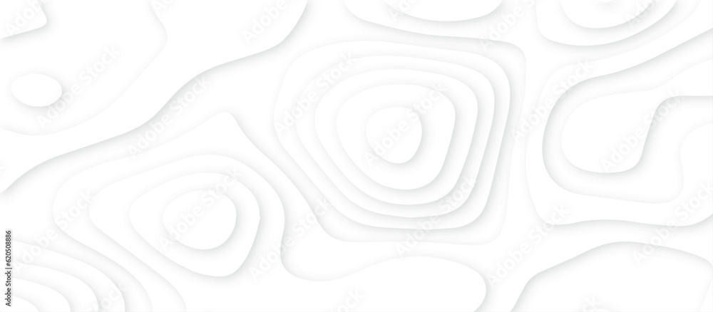 Abstract White paper cut background with lines.3d realistic papercut decoration textured with wavy layers. modern wallpaper texture and 3d realistic design use for banner flyers, posters. Abstract White paper cut background with lines.3d realistic papercut decoration textured with wavy layers. modern wallpaper texture and 3d realistic design use for banner flyers, posters.