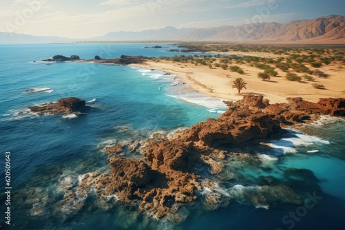  Coastline of the Red Sea Generative AI