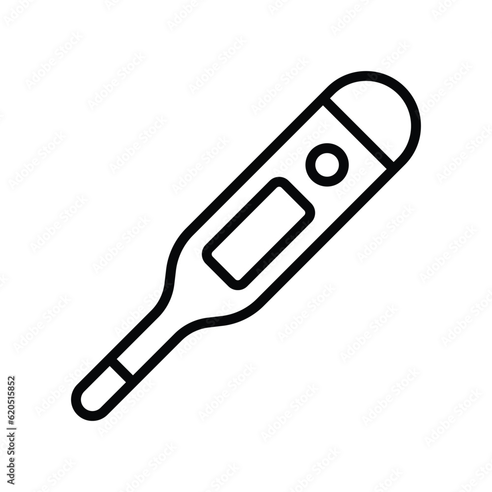 thermometer icon vector design template in white background thermometer icon vector design template in white background