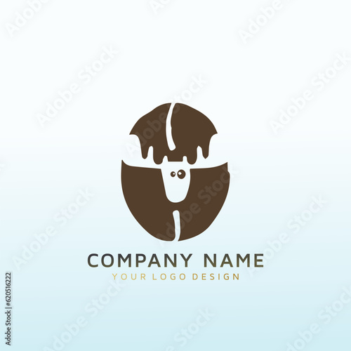 Moose is a coffee roasting company logo