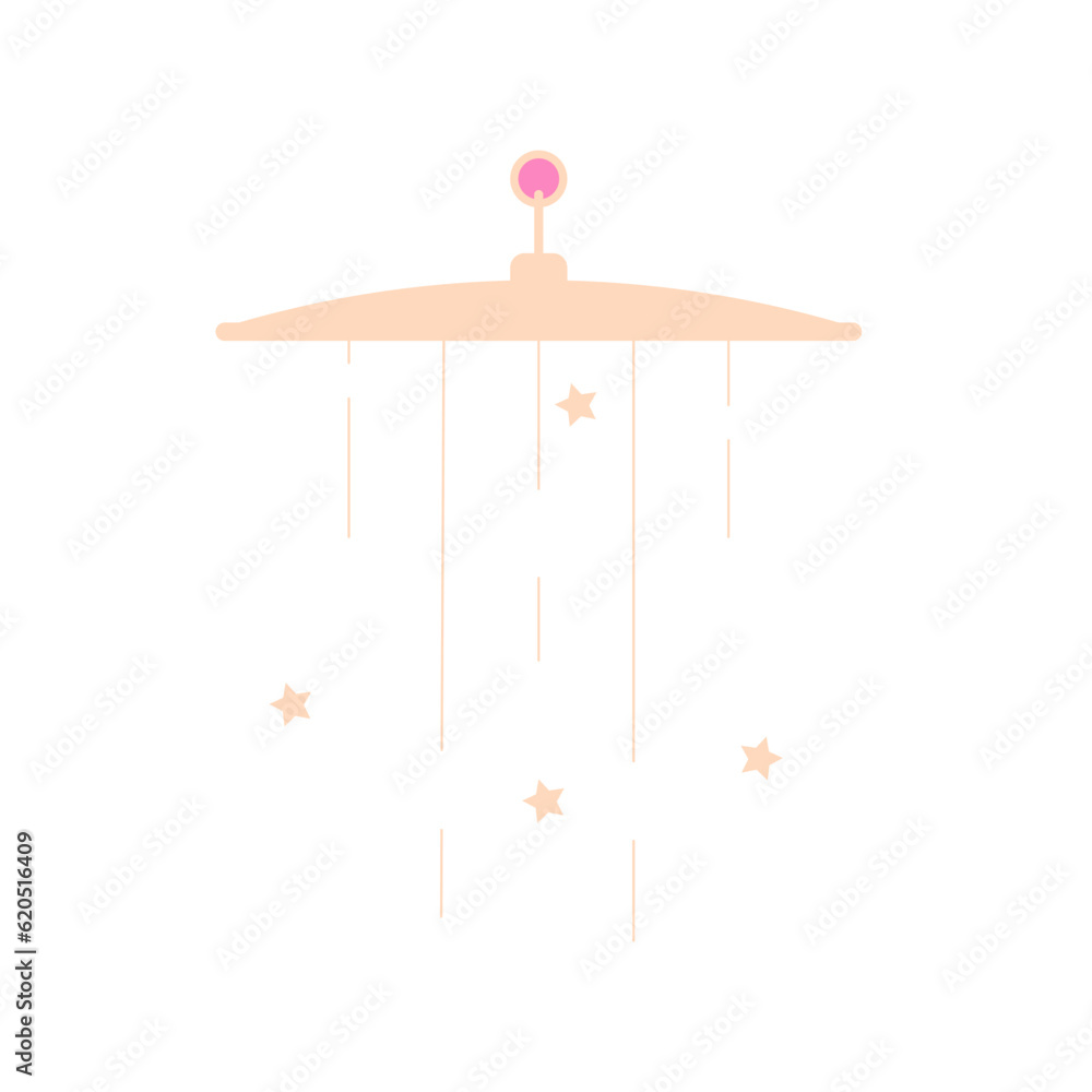 Hanging rotating toy for cot vector design element. Abstract customizable symbol for infographic with blank copy space. Editable shape for instructional graphics. Visual data presentation component Hanging rotating toy for cot vector design element. Abstract customizable symbol for infographic with blank copy space. Editable shape for instructional graphics. Visual data presentation component