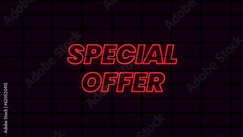 Simple Special Offer Neon