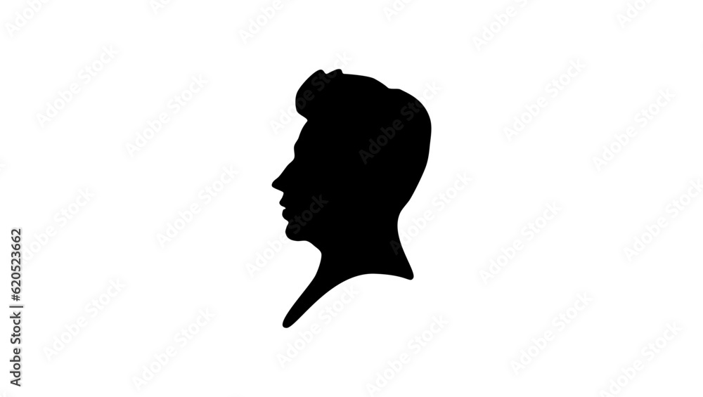 Soren Kierkegaard silhouette