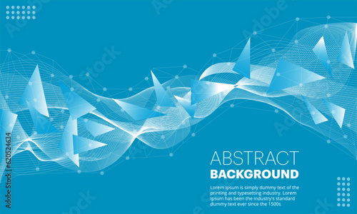 Abstract technology digital background, Template for science presentation