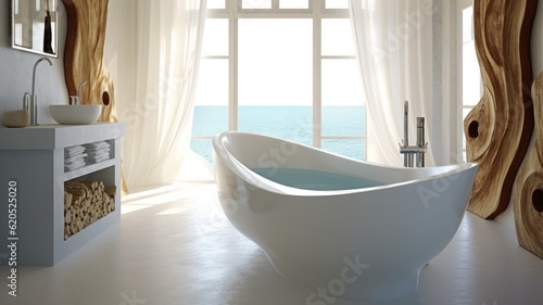 Modern epoxy tub with wonderful design  what is not there every bathroom  but it van be yours