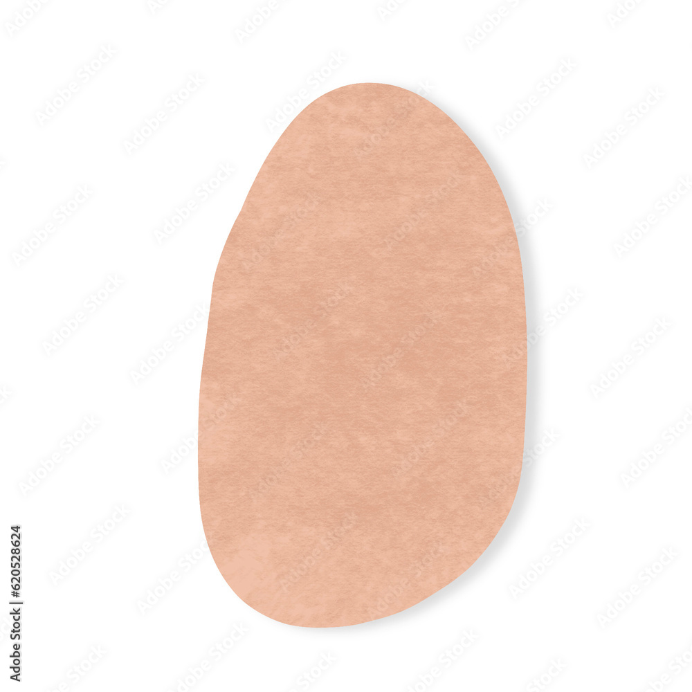 Form Brown Blobs With a Paper Texture Form Brown Blobs With a Paper Texture