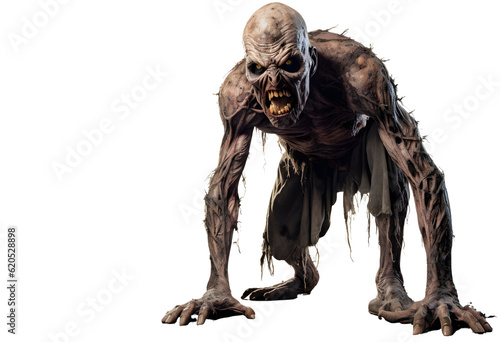 Zombie on transparent background PNG © John