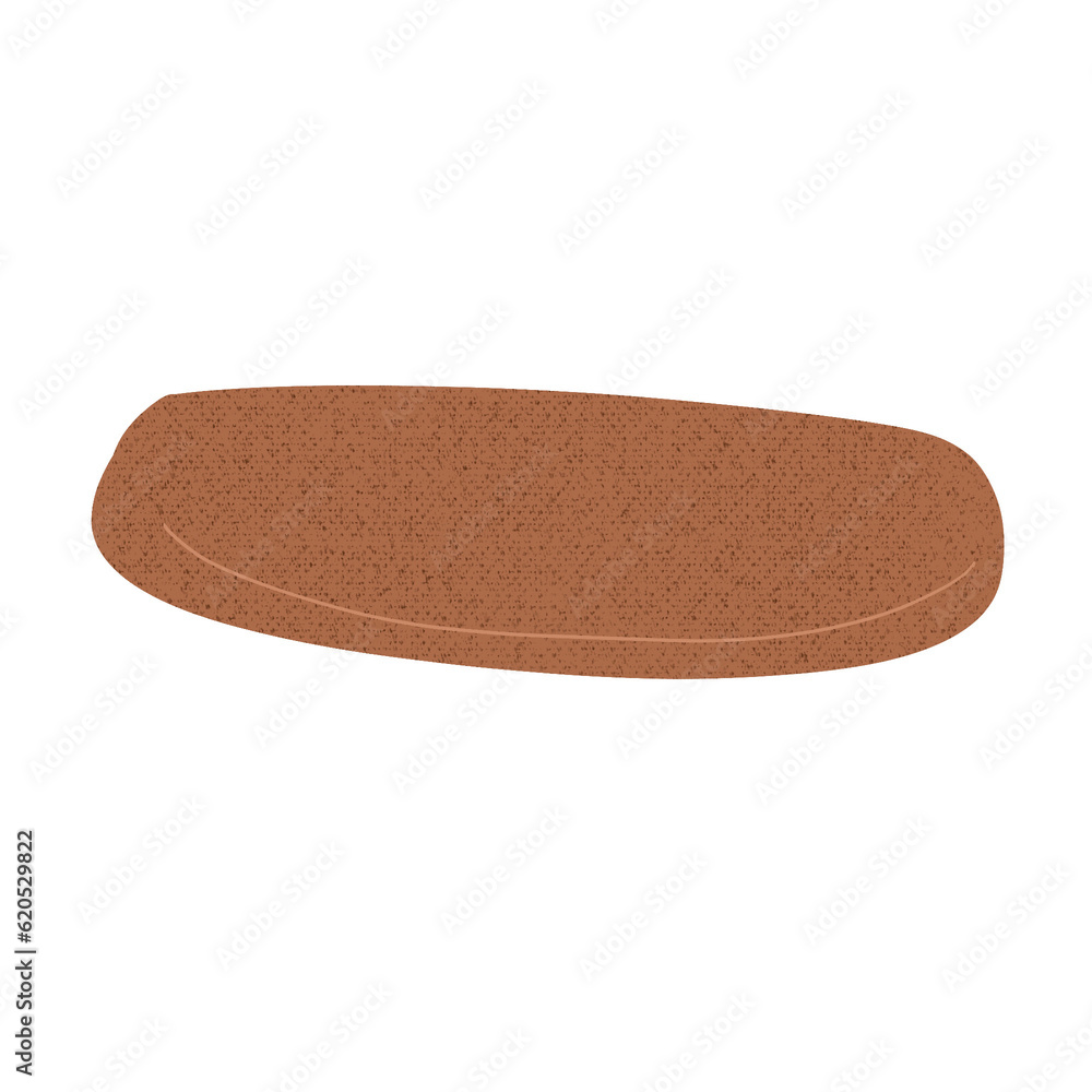 Form Brown Blobs With a Paper Texture Form Brown Blobs With a Paper Texture