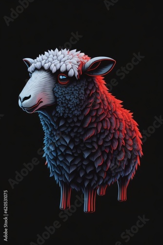 head of sheep in the farm © josé conti