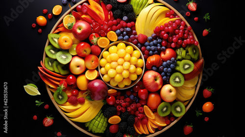  Fruit  platter  diet  colorful  apples