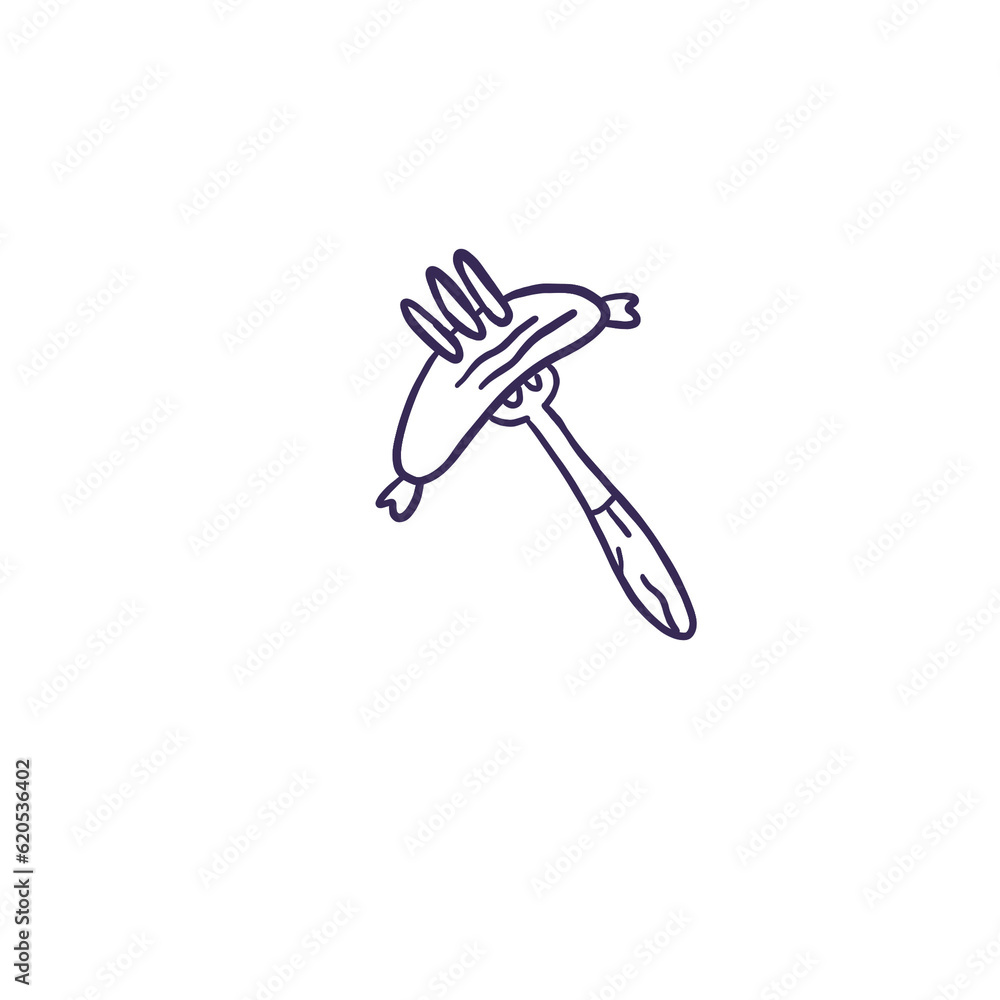 Obraz premium Camping Simple Illustration