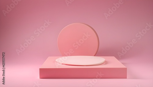wallpaper pink empty ball wallpaper ring in box, white, isolated, empty, 