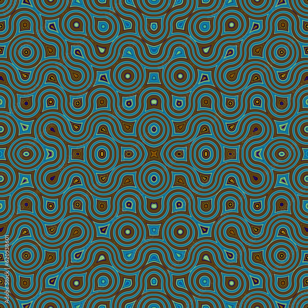 Seamless Repeating Pattern with Circles
