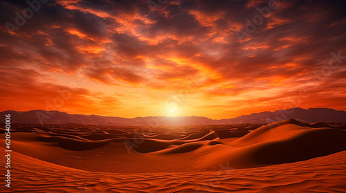 Captivating Sahara Desert, breathtaking landscape, Generative AI illustration © Christian Rabenstein