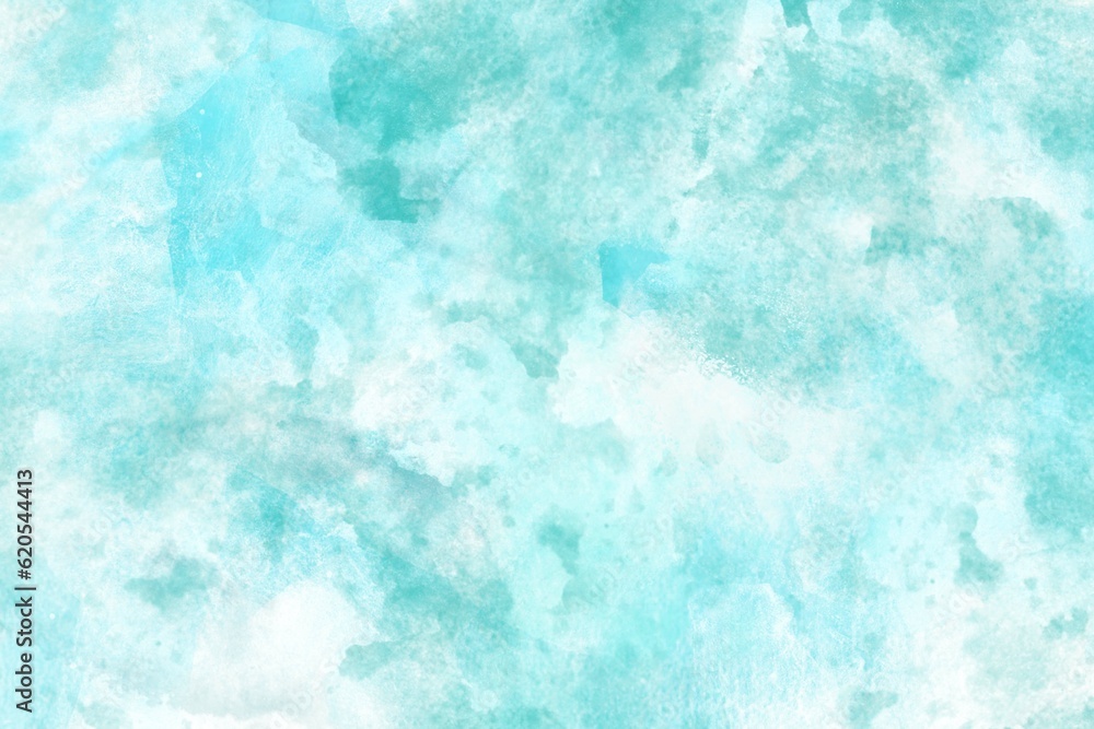 blue watercolor background. Hand-painted watercolor sky and clouds, abstract watercolor background. Blue watercolor vector background. Abstract hand paint square stain backdrop.