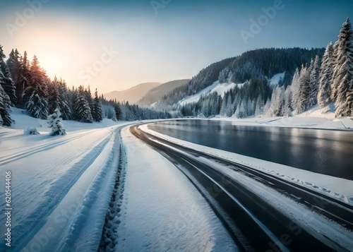 Embracing Snowy Roads