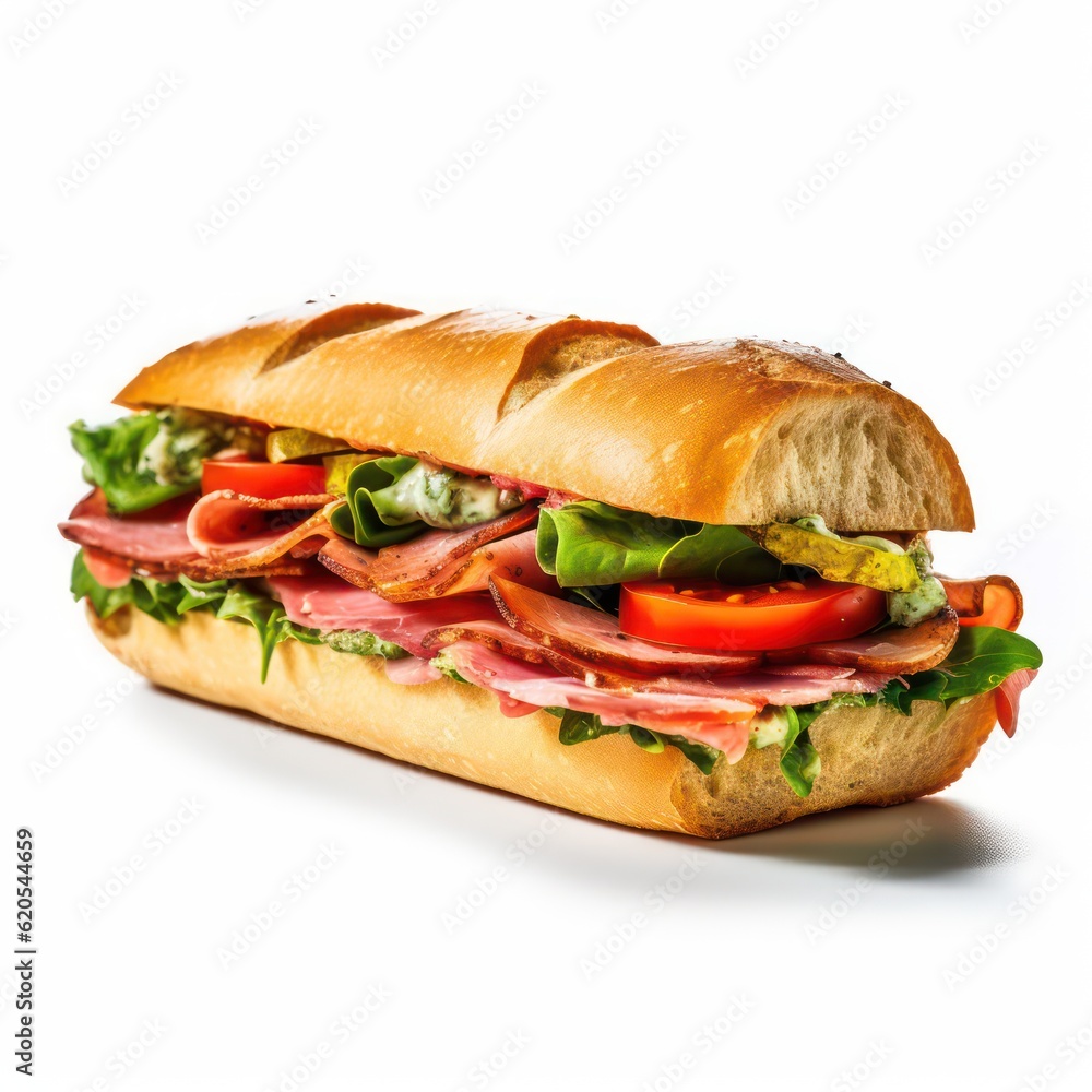 delicious Sandwich on a white background Food photography delicious Sandwich on a white background Food photography