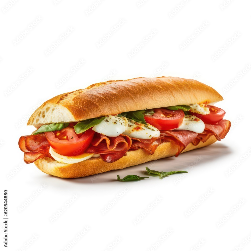 delicious Sandwich on a white background Food photography delicious Sandwich on a white background Food photography