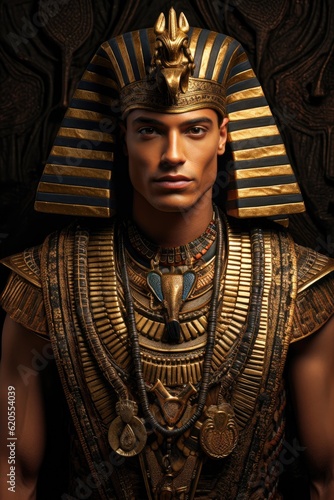 Joseph in Egypt slave servant in house of Potiphar later the Governor of Egypt Generative AI Illustration