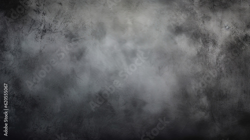 Halloween, grunge gray black abstract background for wallpaper poster design. Generative Ai