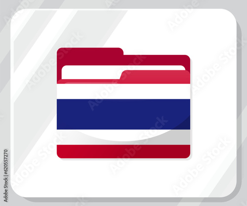 Free Download Thailand Glossy Folder Flag Icon
 - GFXLoad