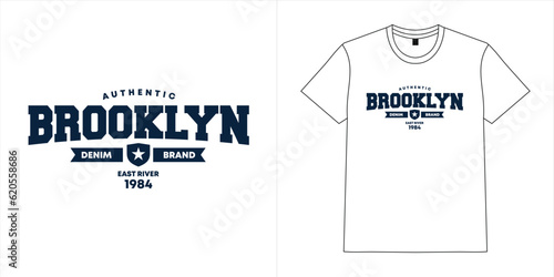 brooklyn t shirt vector design
