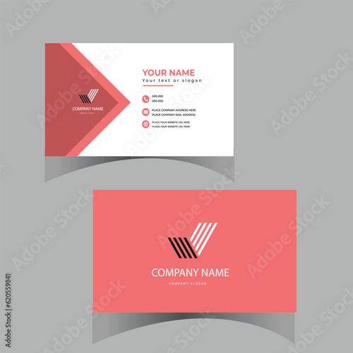 Modern Business card, visiting card and awesome calling card design and template	